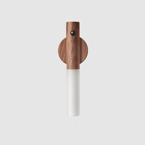 Motion Sensor Magnetic Wood Wireless Light